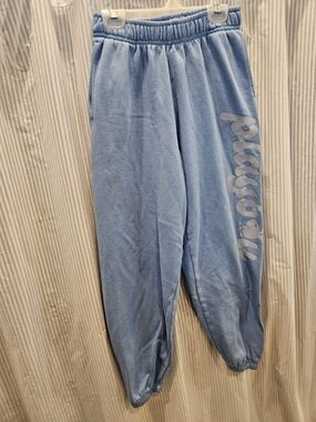 PLAYBOY Pacsun Baby Blue Jogger Pants Bunny Xs